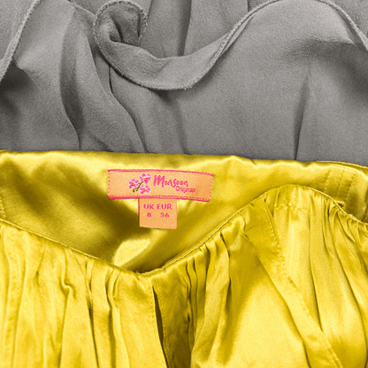 Monsoon 100% Silk Ruffle Tiered Dress - Size 8