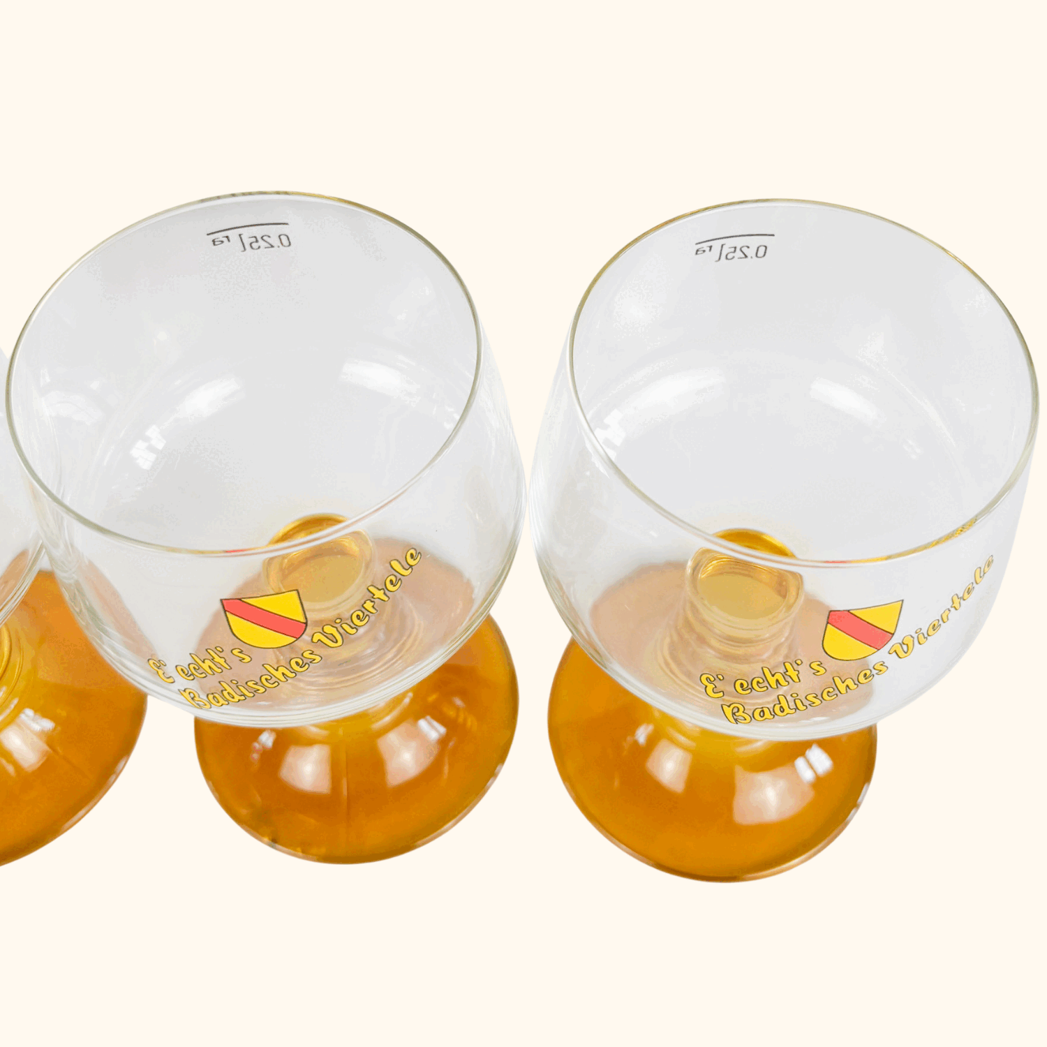 German Roemer Beehive Hock Wine Glasses Set of 5 Sunshine Thrift