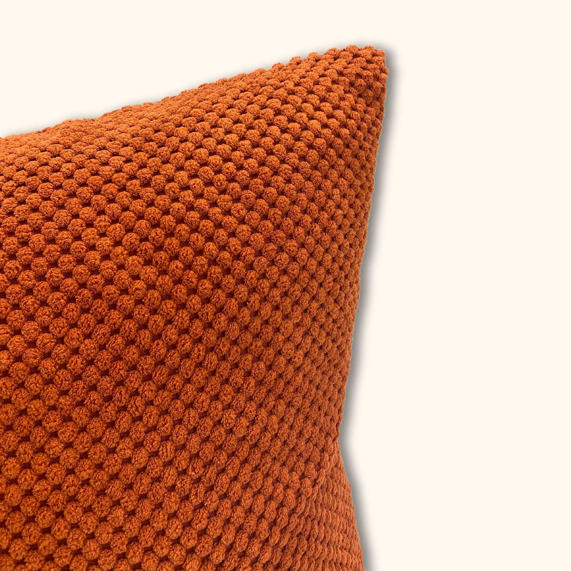 Dunelm Burnt Orange Square Cushion Cover - Sunshine Thrift - Cushion covers