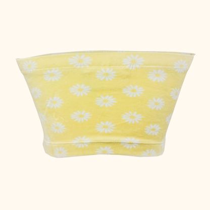 Juicy Couture Yellow Daisy Sparkle Bandeau Top - Size Small