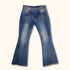 Low-rise Blue Flared Jeans - Size 18