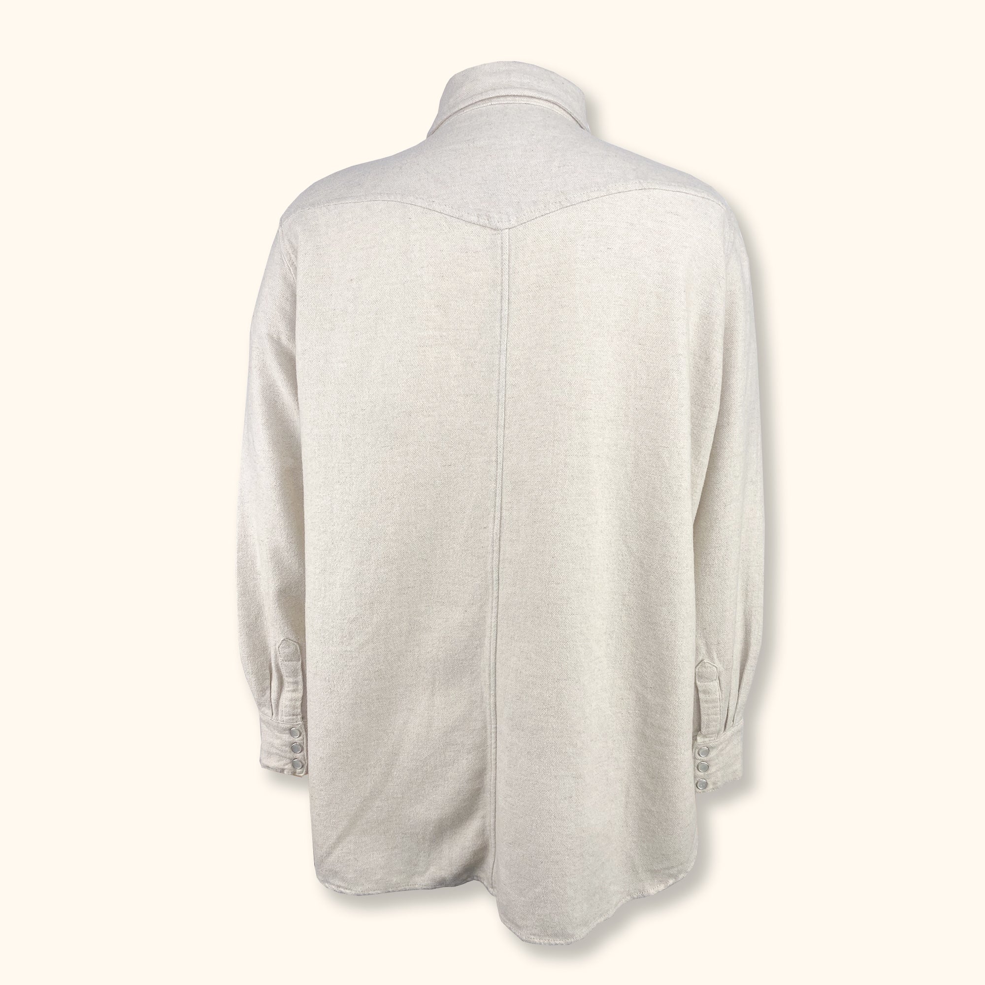 The White Company Super Soft Cream Jersey Shirt - Size Medium - The White Company - Tops &amp; Shirts