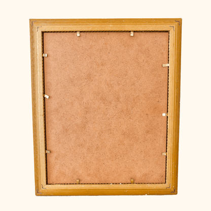 Metallic Gold Floral Wood Picture Frame 8x10inch