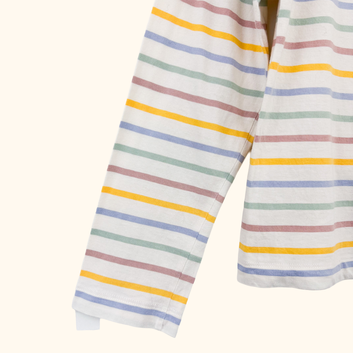 &amp; Other Stories Pastel Stripe Long Sleeve Top - Size Small