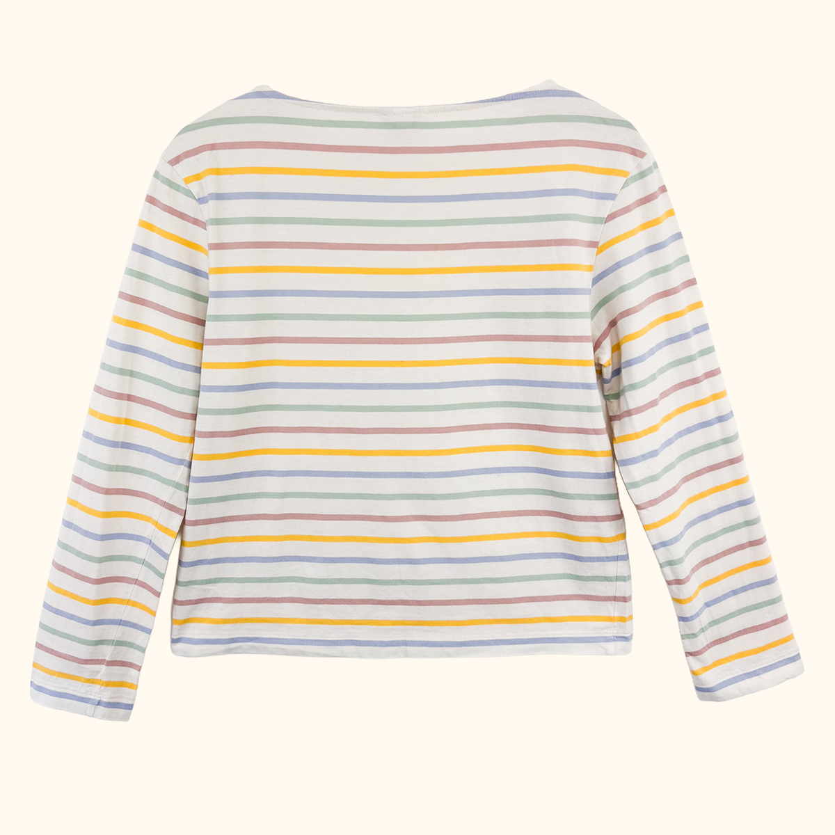 &amp; Other Stories Pastel Stripe Long Sleeve Top - Size Small