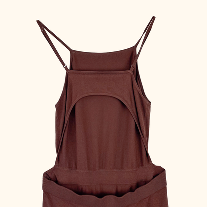 &amp; Other Stories Brown Cut Out Knitted Midi Dress - Size Large