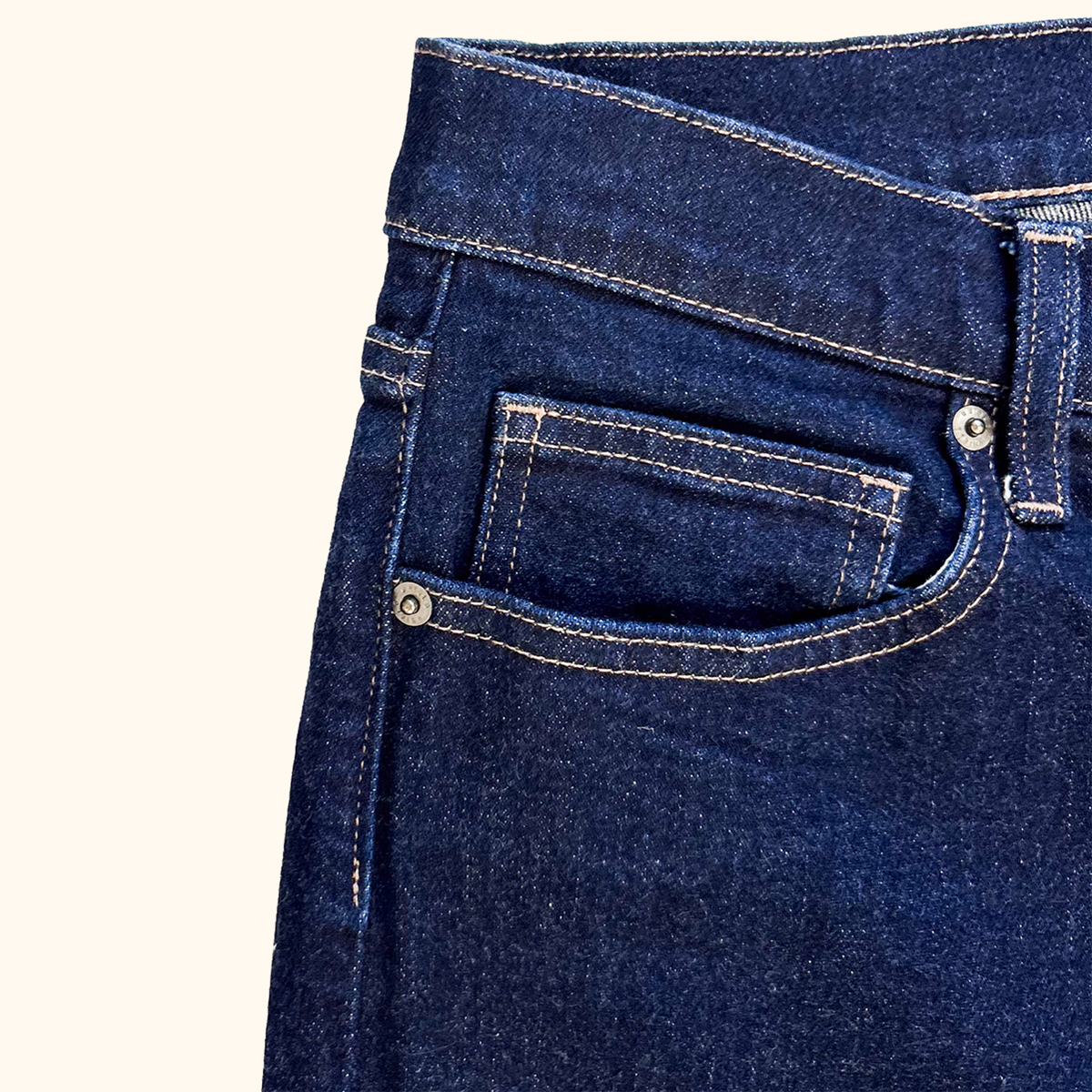 Uniqlo Dark Denim Slim Fit Straight Ankle Jeans - Size 27inch