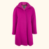 John Lewis Pink Wool Blend Swing Coat - Size 10 John Lewis