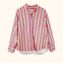 Djerf Avenue X Frankies Bikinis Striped Shirt - Size Large Djerf Avenue