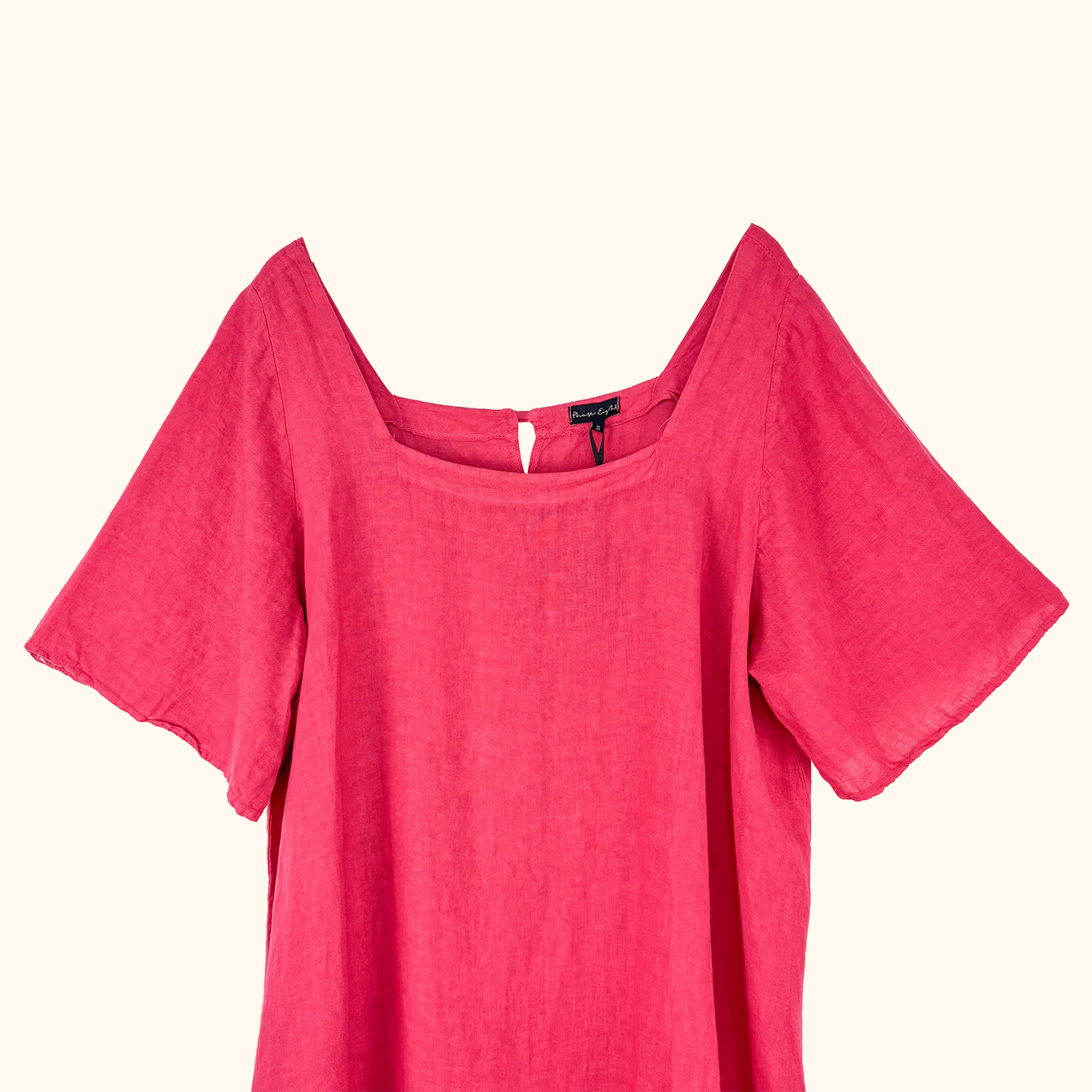 Phase Eight Claria Linen Sorbet Midi Dress - Size 24 Phase Eight