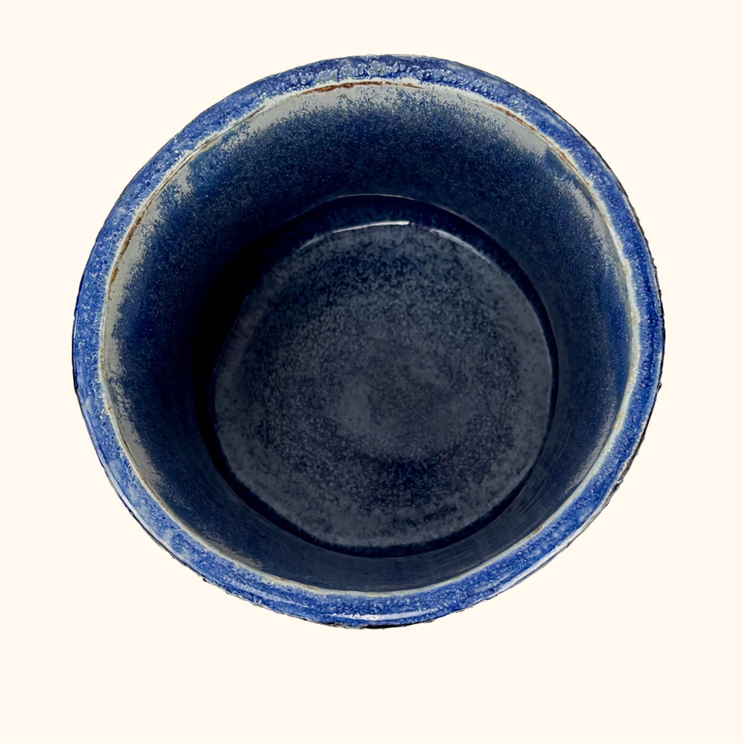 Hand Made Clay Ice Bucket Sunshine Thrift