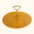 Gien France Ceramic Barbotine Leaf Cheese Platter Gien