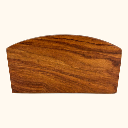 Small Walnut Desk Organiser Letter Rack Brass Inlay Sunshine Thrift
