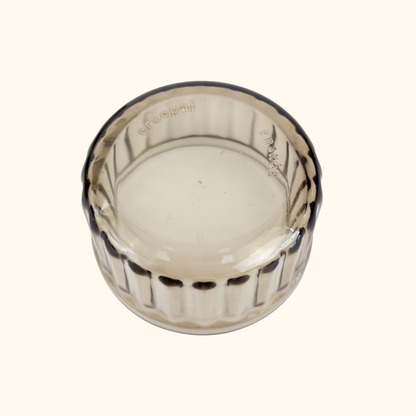 Arcopal France Smoked Glass Ramekin Bowls - Set of 4 Arcoroc