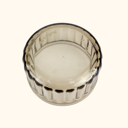 Arcopal France Smoked Glass Ramekin Bowls - Set of 4 Arcoroc
