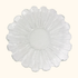 Scandinavian Ice Glass Flower Serving Platter Sunshine Thrift