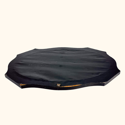 Daisy Floral Embroidery Wood Serving Tray -  - Trays