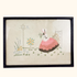 Crinoline Lady Framed Embroidery Cottage Garden Sunshine Thrift