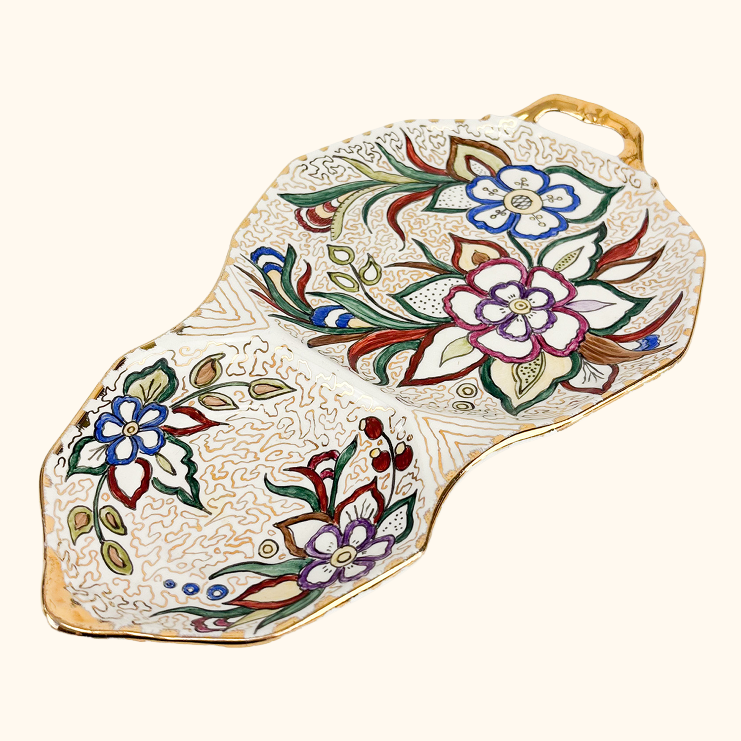 Royal Tudor Ware Floral Serving Plate Royal Tudor Ware