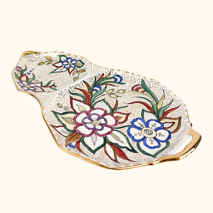 Royal Tudor Ware Floral Serving Plate Royal Tudor Ware