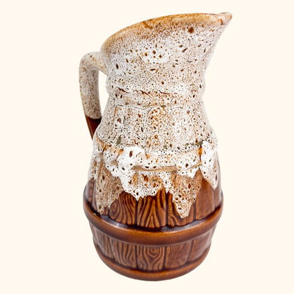 French Farmhouse Barrel Jug 1L Sunshine Thrift