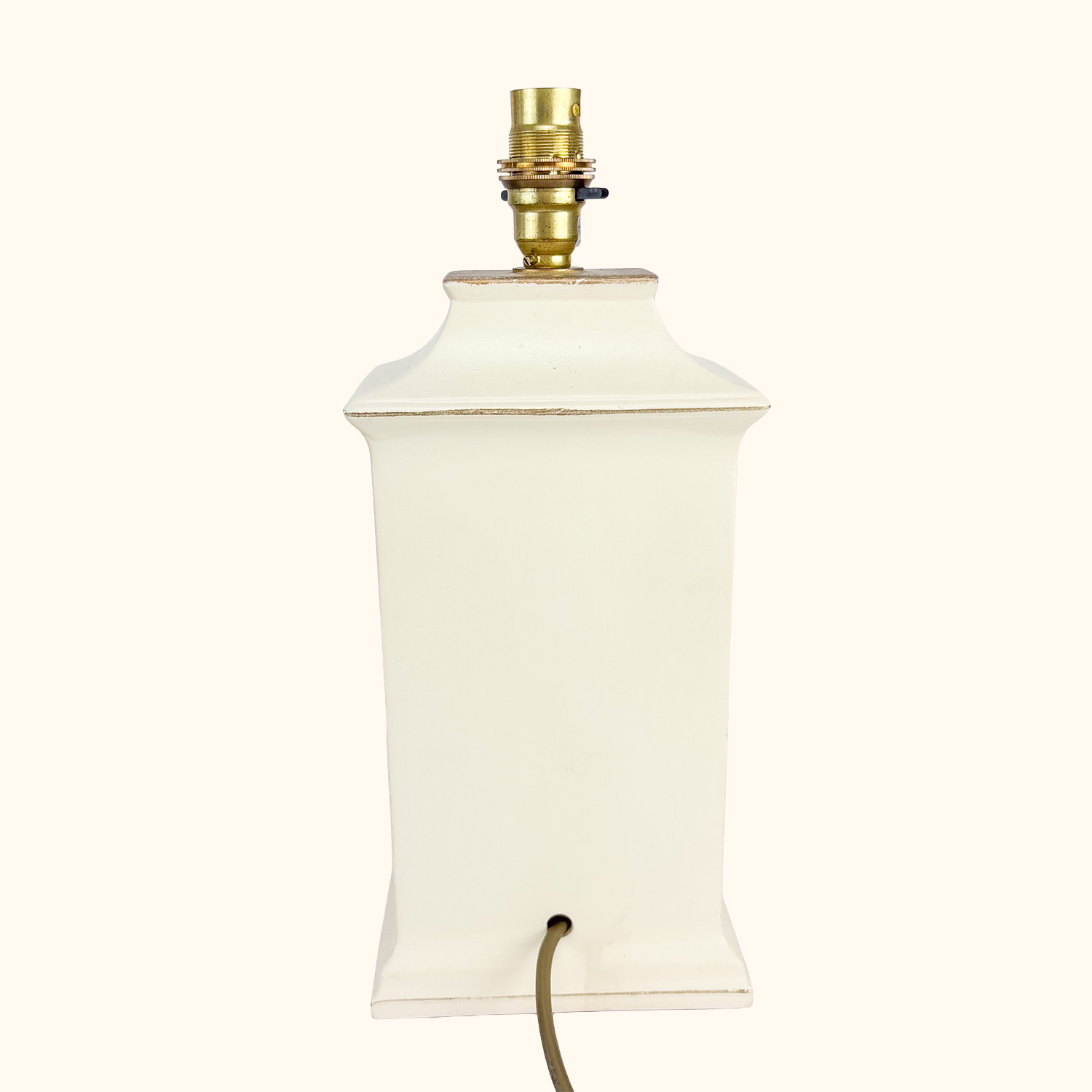 M&amp;S Floral Column Ceramic Table Lamp Base M&amp;S Home