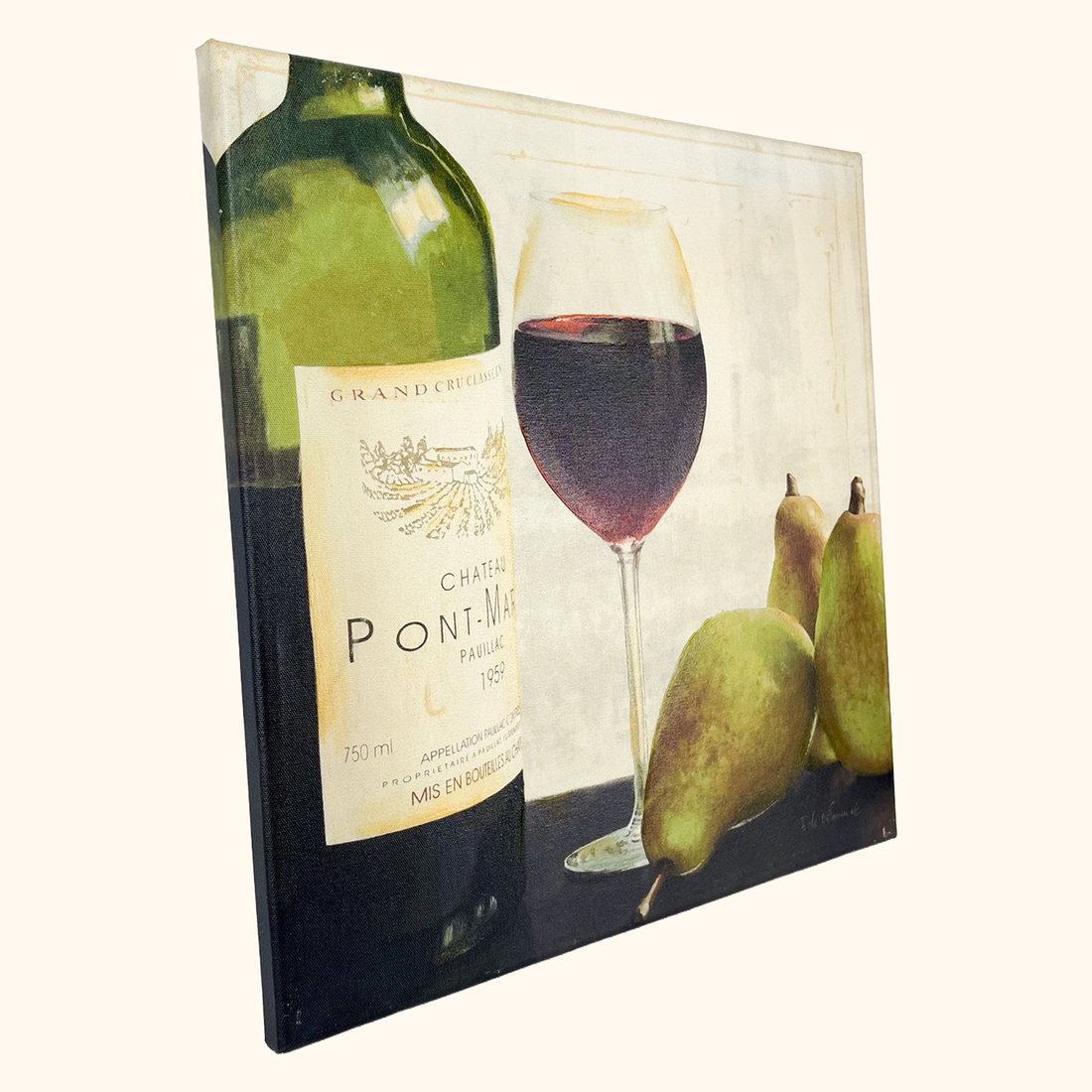 Fabrice de Villeneuve French Wine Canvas Art Fabrice de Villeneuve