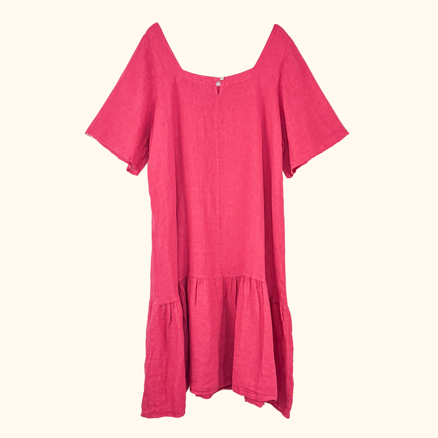 Phase Eight Claria Linen Sorbet Midi Dress - Size 24 Phase Eight