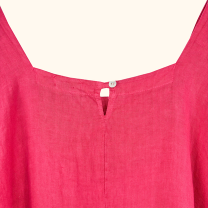 Phase Eight Claria Linen Sorbet Midi Dress - Size 24 Phase Eight