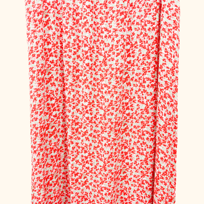 JDY Red Ditsy Floral Maxi Summer Dress - Size Large JDY