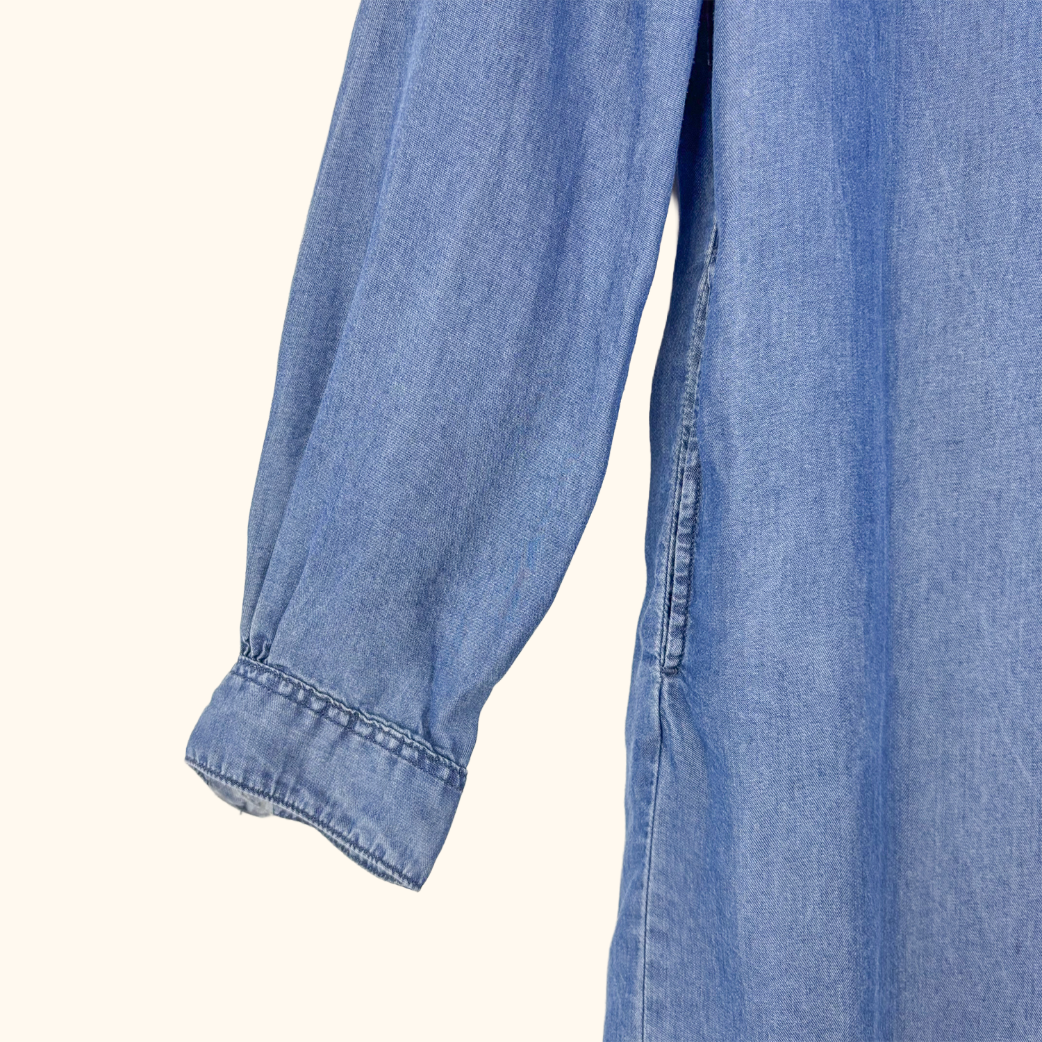 Uniqlo Blue Denim Shirt Dress - Size Medium Uniqlo