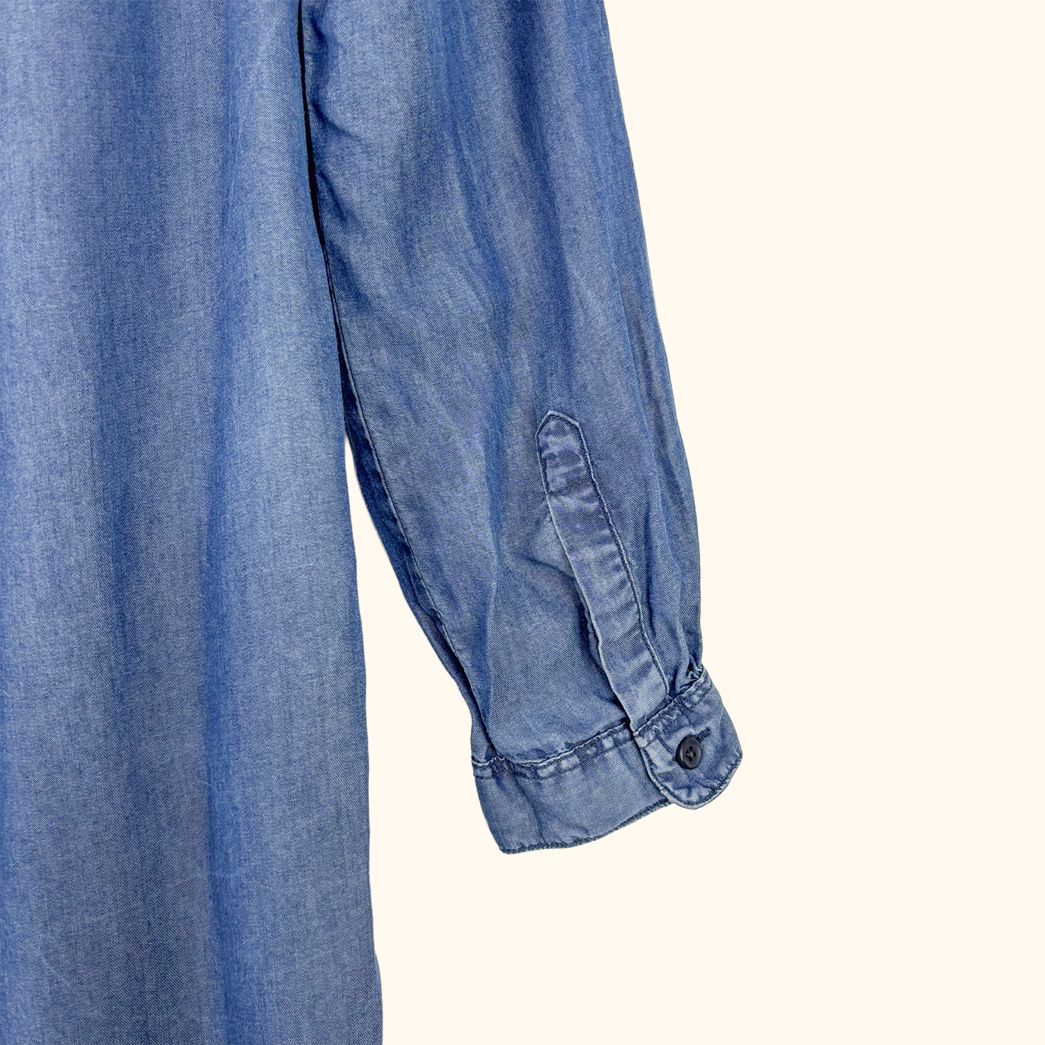 Uniqlo Blue Denim Shirt Dress - Size Medium Uniqlo
