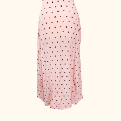 Somerset By Alice Temperley Star Print Pink Midi Dress - Size 10 Alice Temperley