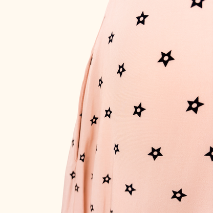 Somerset By Alice Temperley Star Print Pink Midi Dress - Size 10 Alice Temperley