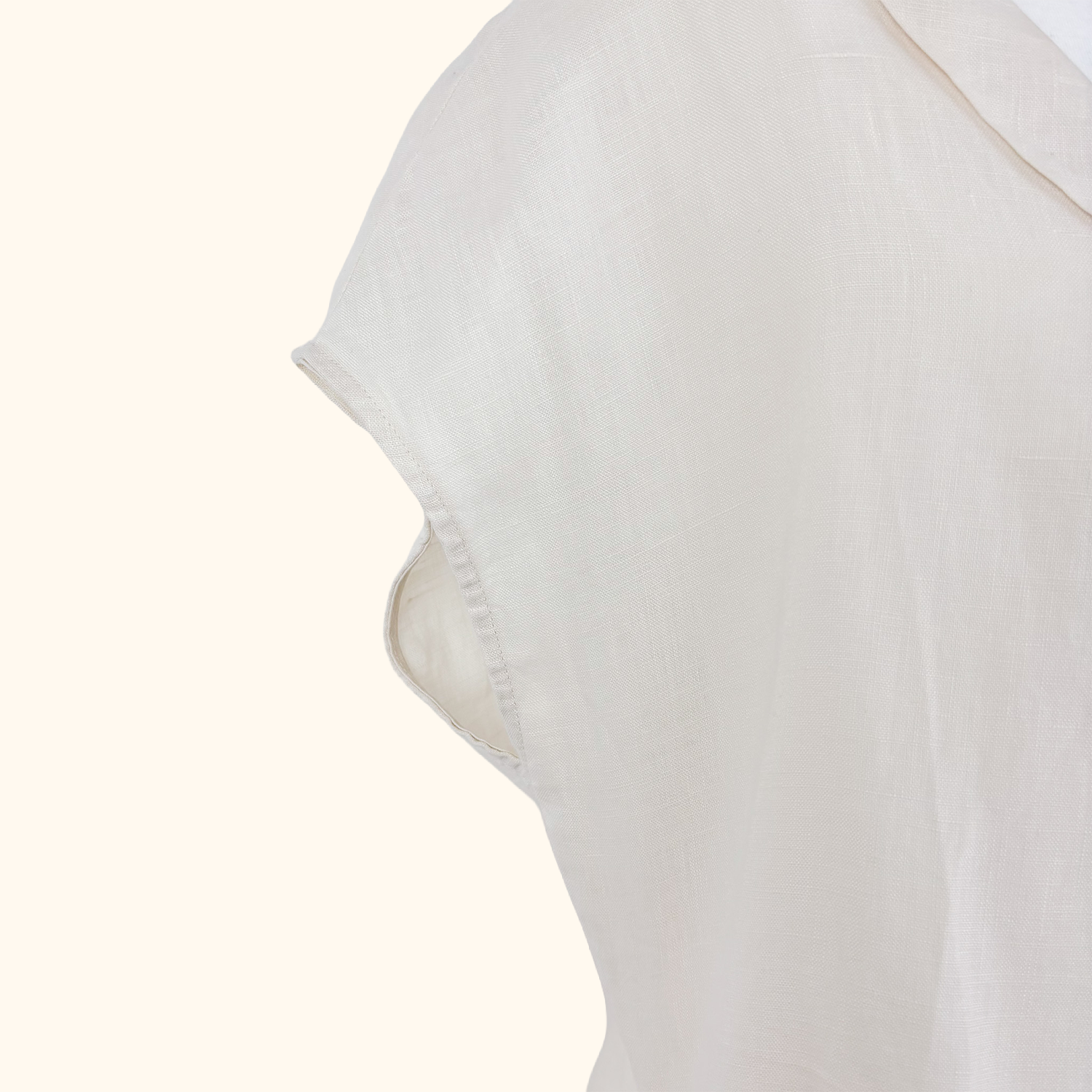 Malvin Linen Short Sleeve Slip Dress - Size Medium Malvin Hamburg