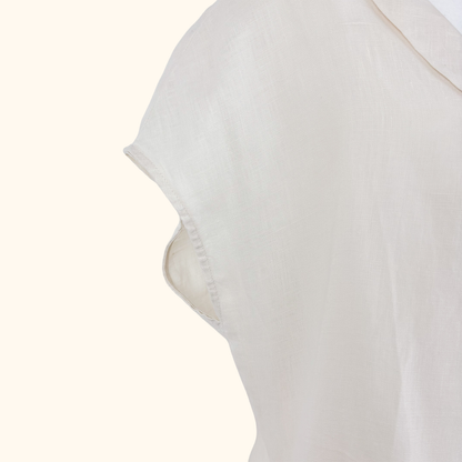Malvin Linen Short Sleeve Slip Dress - Size Medium Malvin Hamburg