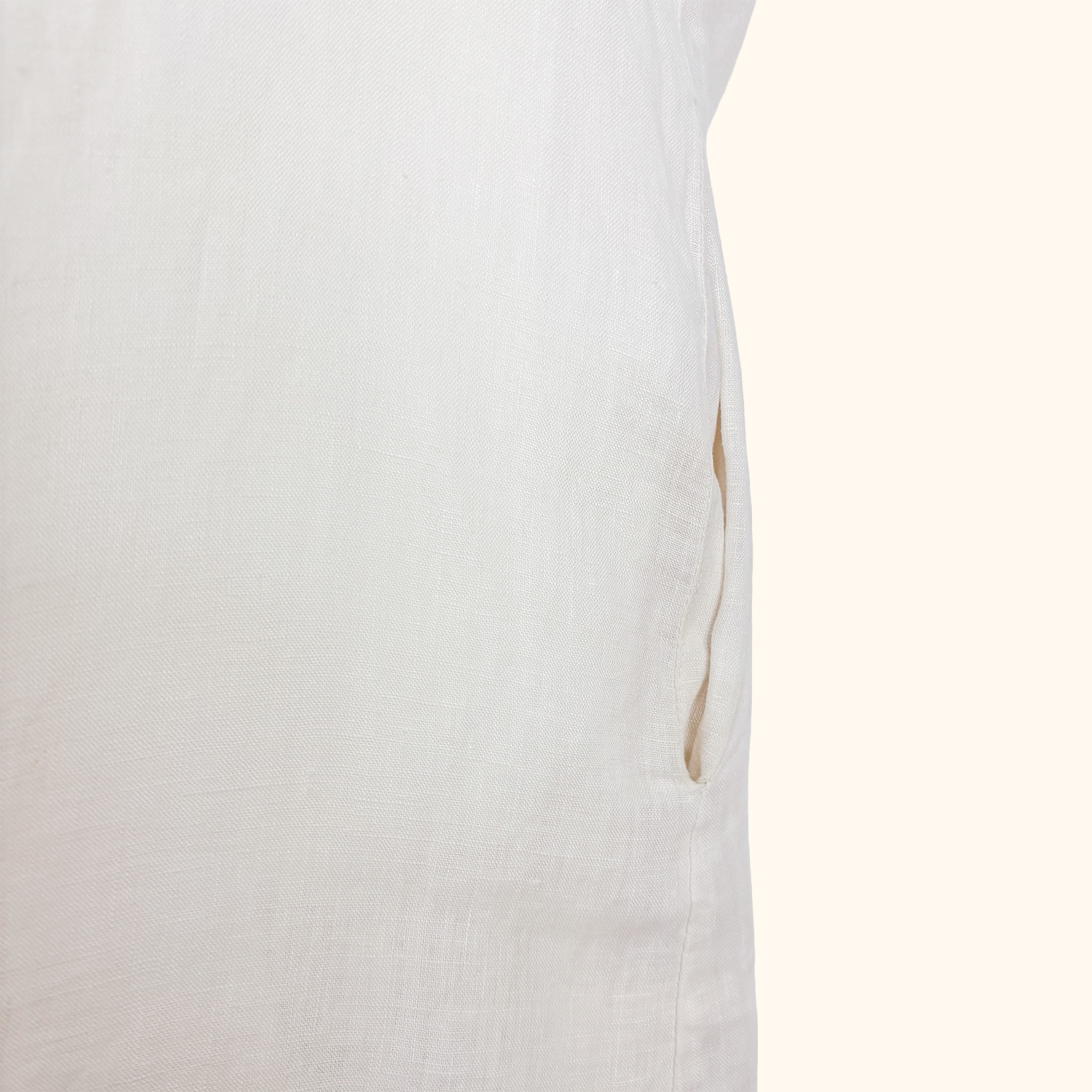 Malvin Linen Short Sleeve Slip Dress - Size Medium Malvin Hamburg