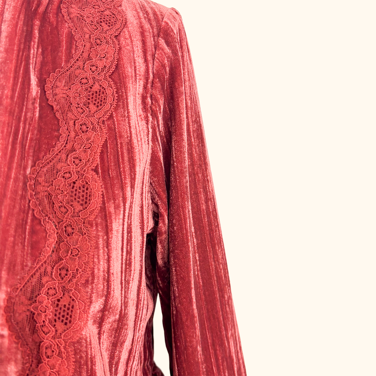Scotch &amp; Soda Velvet Lace Rust Blazer - Size 8 Scotch &amp; Soda