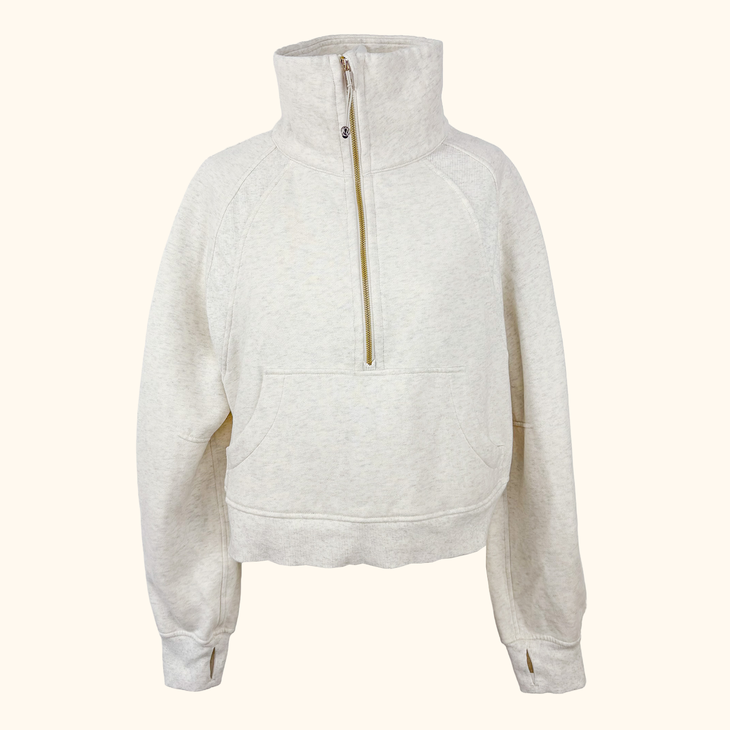 Lululemon Scuba Funnel Neck Half Zip Jumper - Size Medium Lululemon