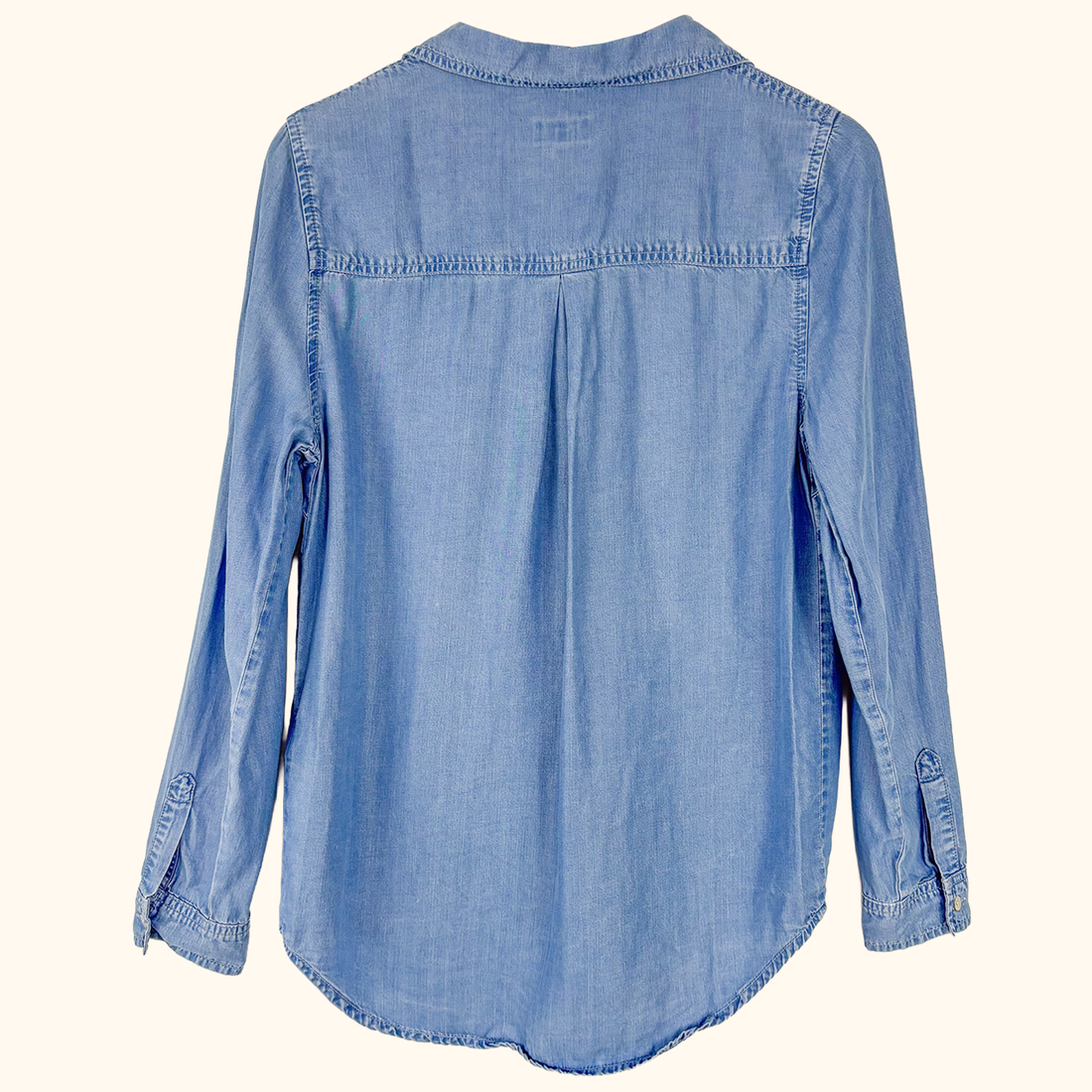 Phase Eight Blue Lyocell Shirt - Size 10 Phase Eight