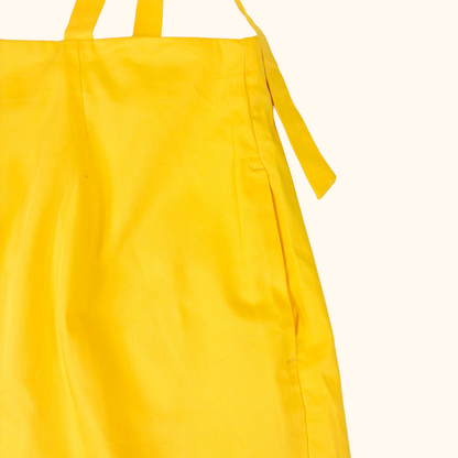 Zara X Pratt Fashion Yellow Sleeveless Blouse - Size Large Zara
