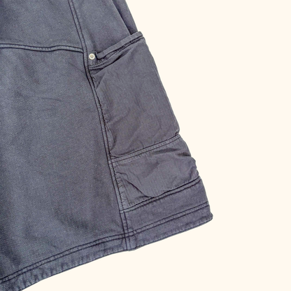 We Are The Free Navy Baggy Cargo Shorts - Size XL Free People