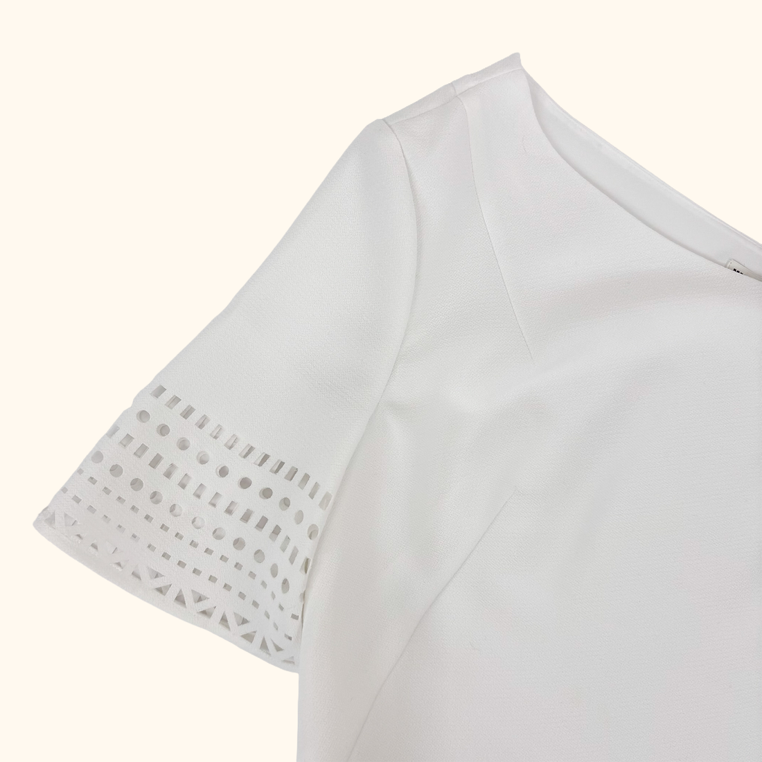 Whistles White One Shoulder Blouse - Size 12