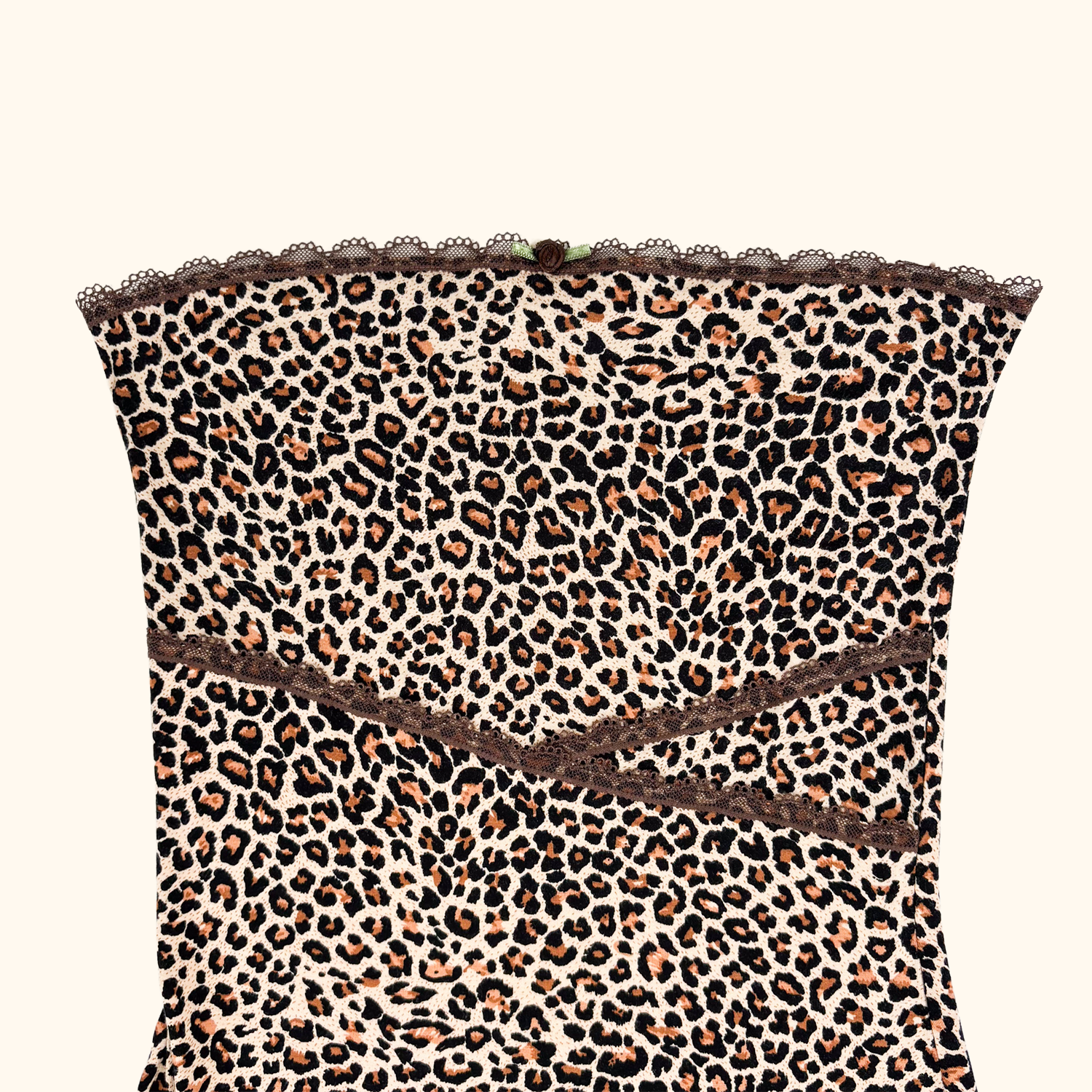 The Frolic Strapless Leopard Mini Dress - Size 10 The Frolic