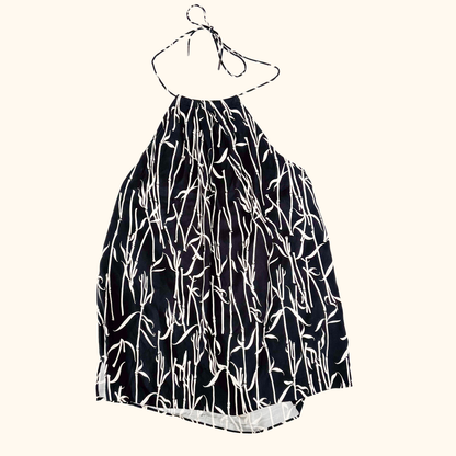Whistles Bamboo Shoots Halter Neck Top - Size 16 Whistles