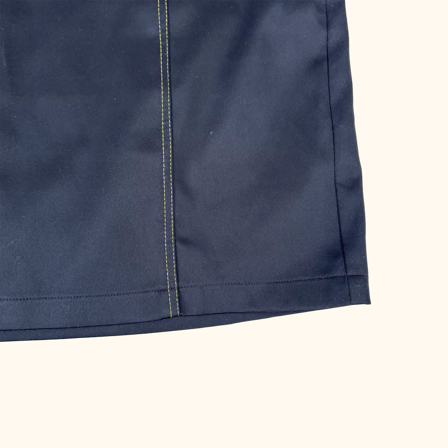 Samsoe Samsoe Navy Satin Mini Skirt - Size Medium Samsoe Samsoe