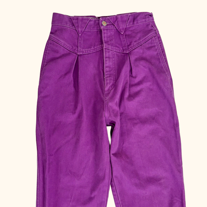 Wrangler Silverlake Purple High Waist Jeans Plum - Size XS Wrangler
