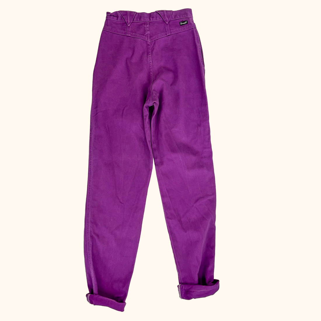 Wrangler Silverlake Purple High Waist Jeans Plum - Size XS Wrangler