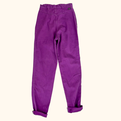 Wrangler Silverlake Purple High Waist Jeans Plum - Size XS Wrangler