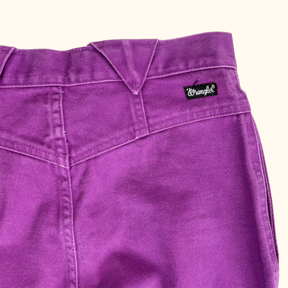 Wrangler Silverlake Purple High Waist Jeans Plum - Size XS Wrangler